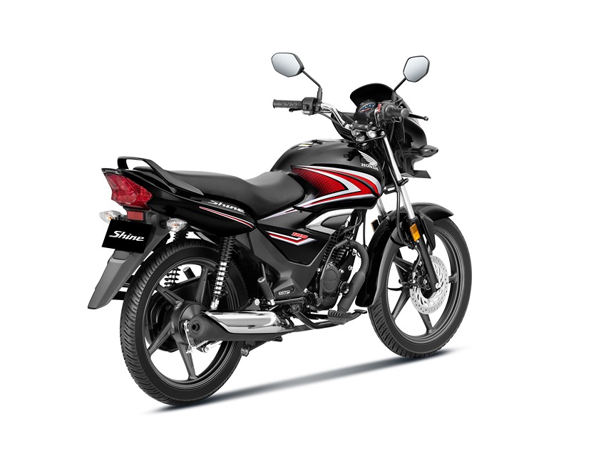 Honda shine bs6 black colour hotsell
